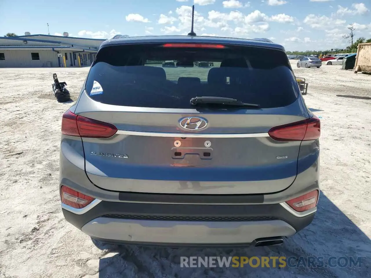 6 Photograph of a damaged car 5NMS2CAD7KH098372 HYUNDAI SANTA FE 2019