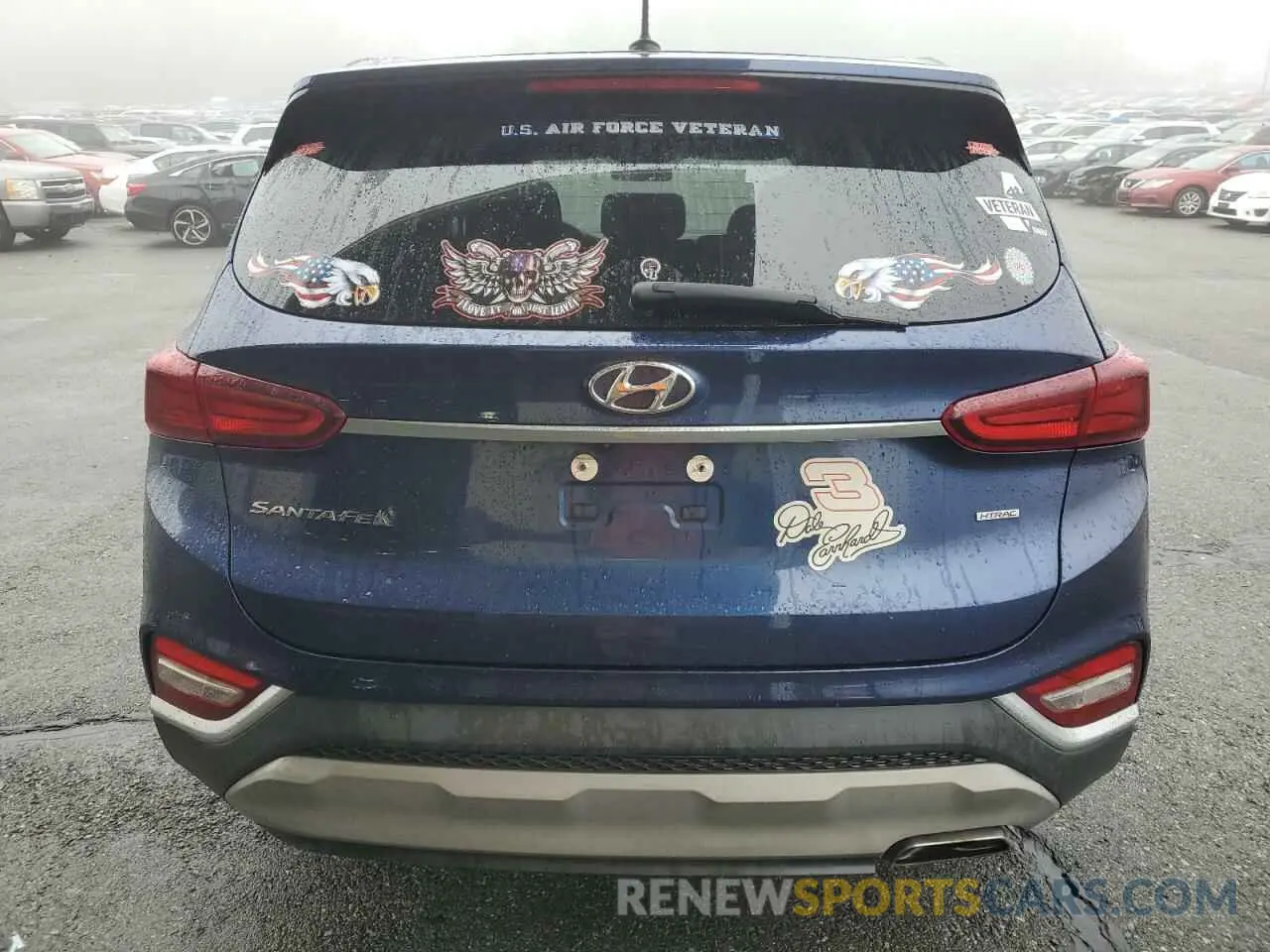 6 Photograph of a damaged car 5NMS2CAD7KH117079 HYUNDAI SANTA FE 2019