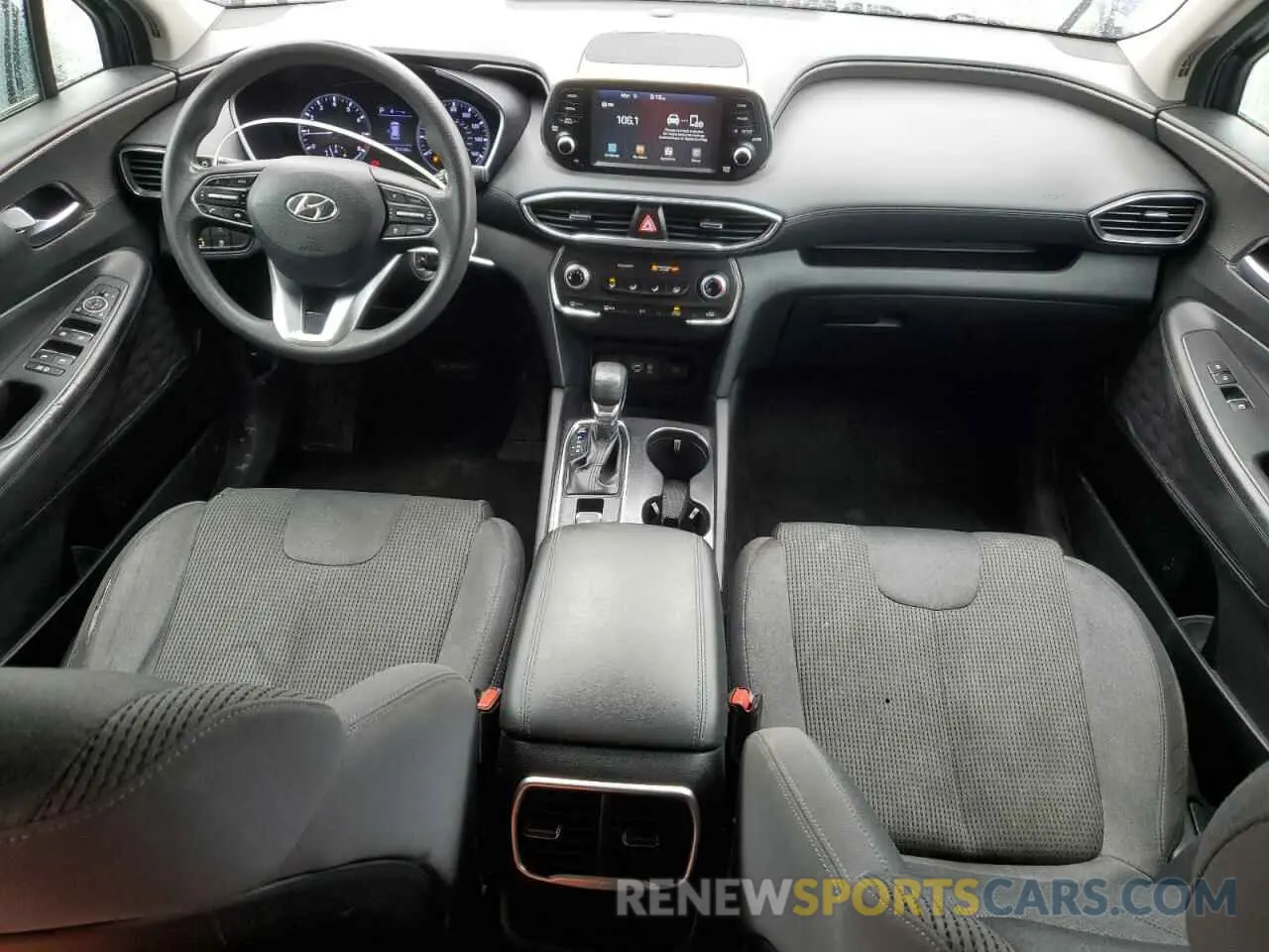 8 Photograph of a damaged car 5NMS2CAD7KH117079 HYUNDAI SANTA FE 2019