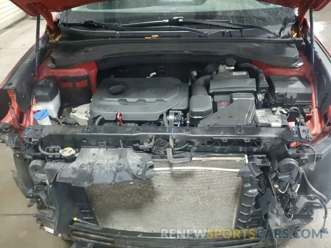 13 Photograph of a damaged car 5NMS2CAD8KH055076 HYUNDAI SANTA FE 2019