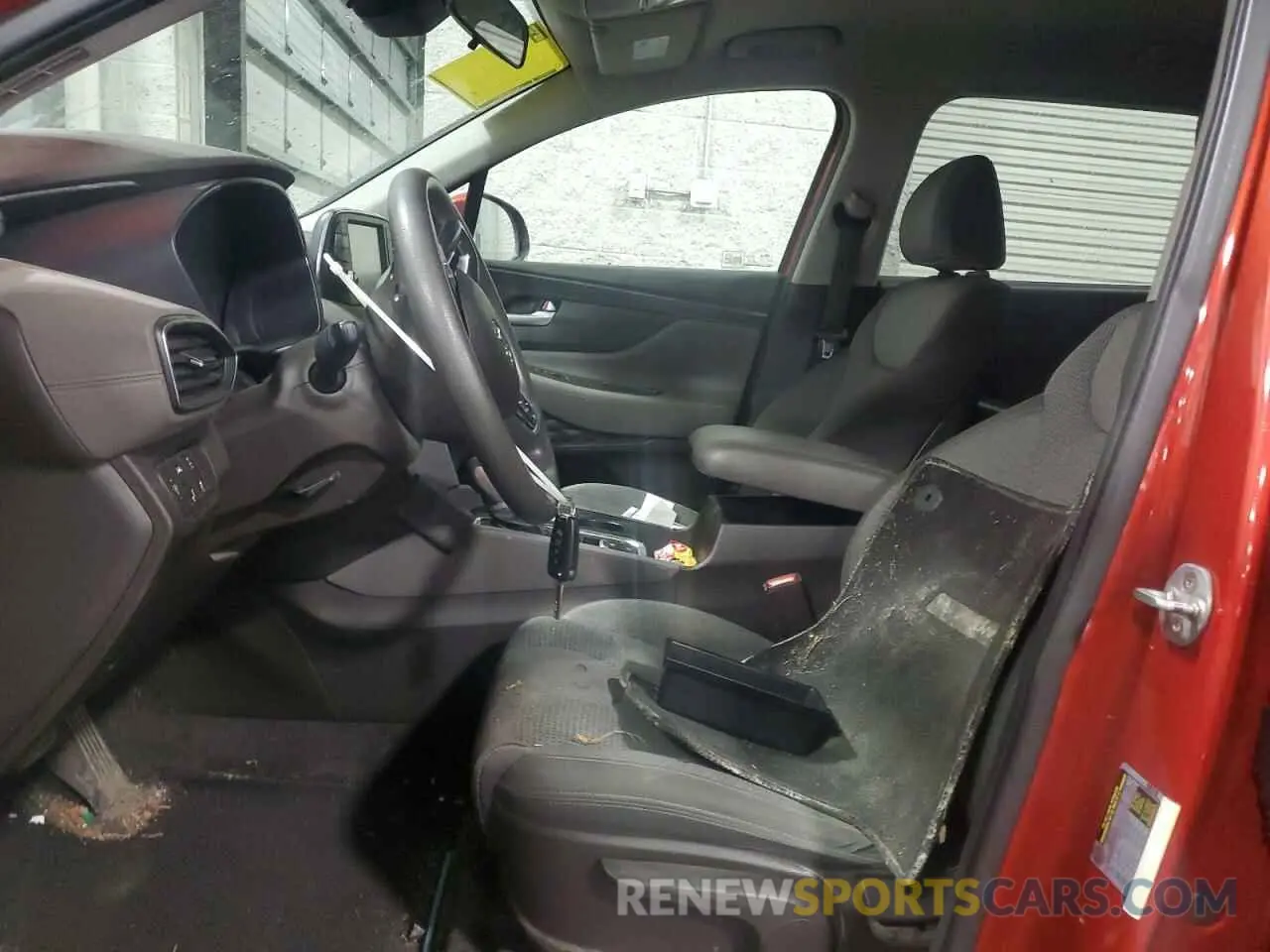 7 Photograph of a damaged car 5NMS2CAD8KH055076 HYUNDAI SANTA FE 2019