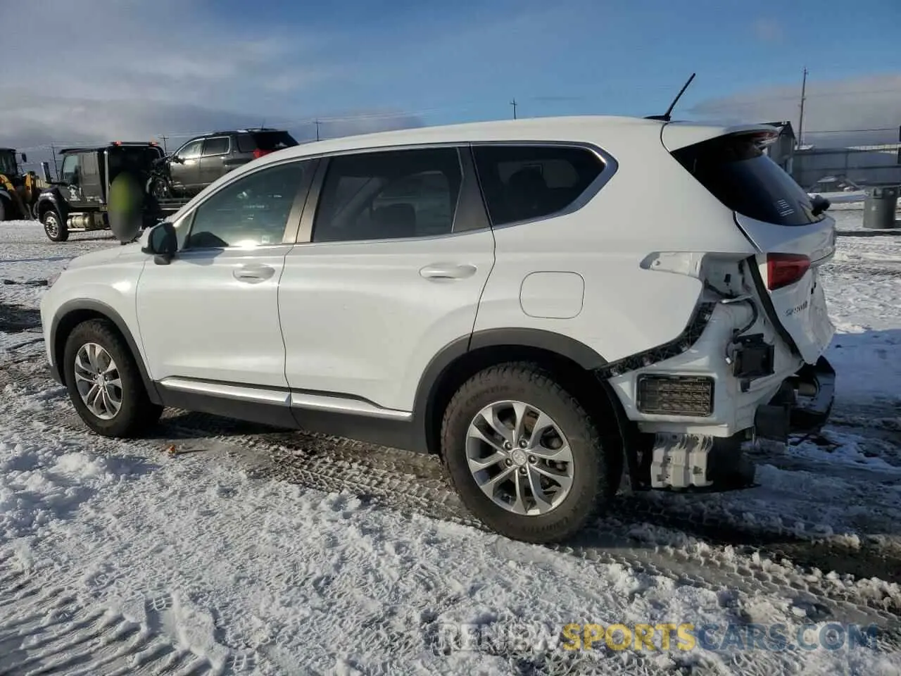 2 Photograph of a damaged car 5NMS2CAD8KH083878 HYUNDAI SANTA FE 2019