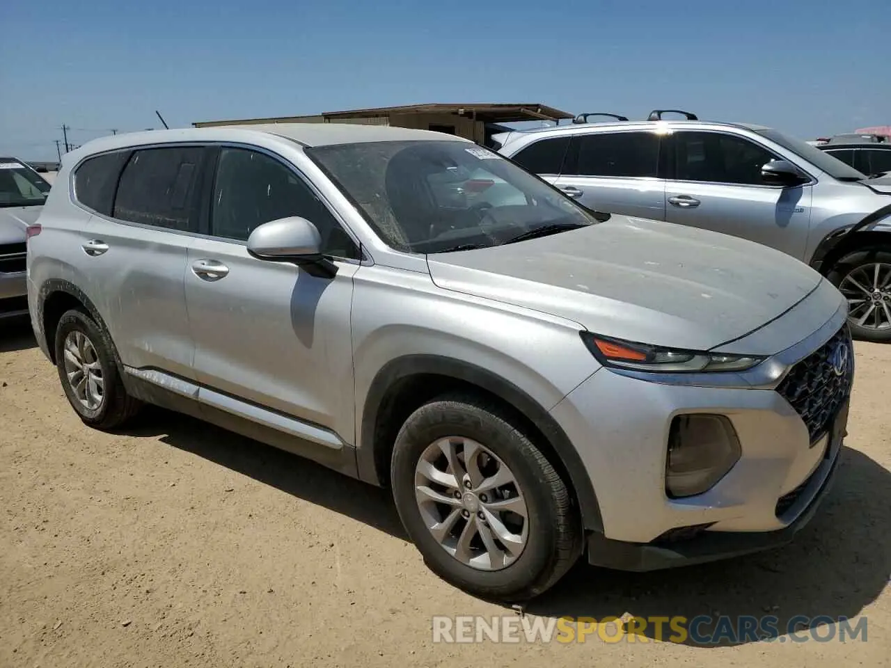 4 Photograph of a damaged car 5NMS2CAD8KH102705 HYUNDAI SANTA FE 2019