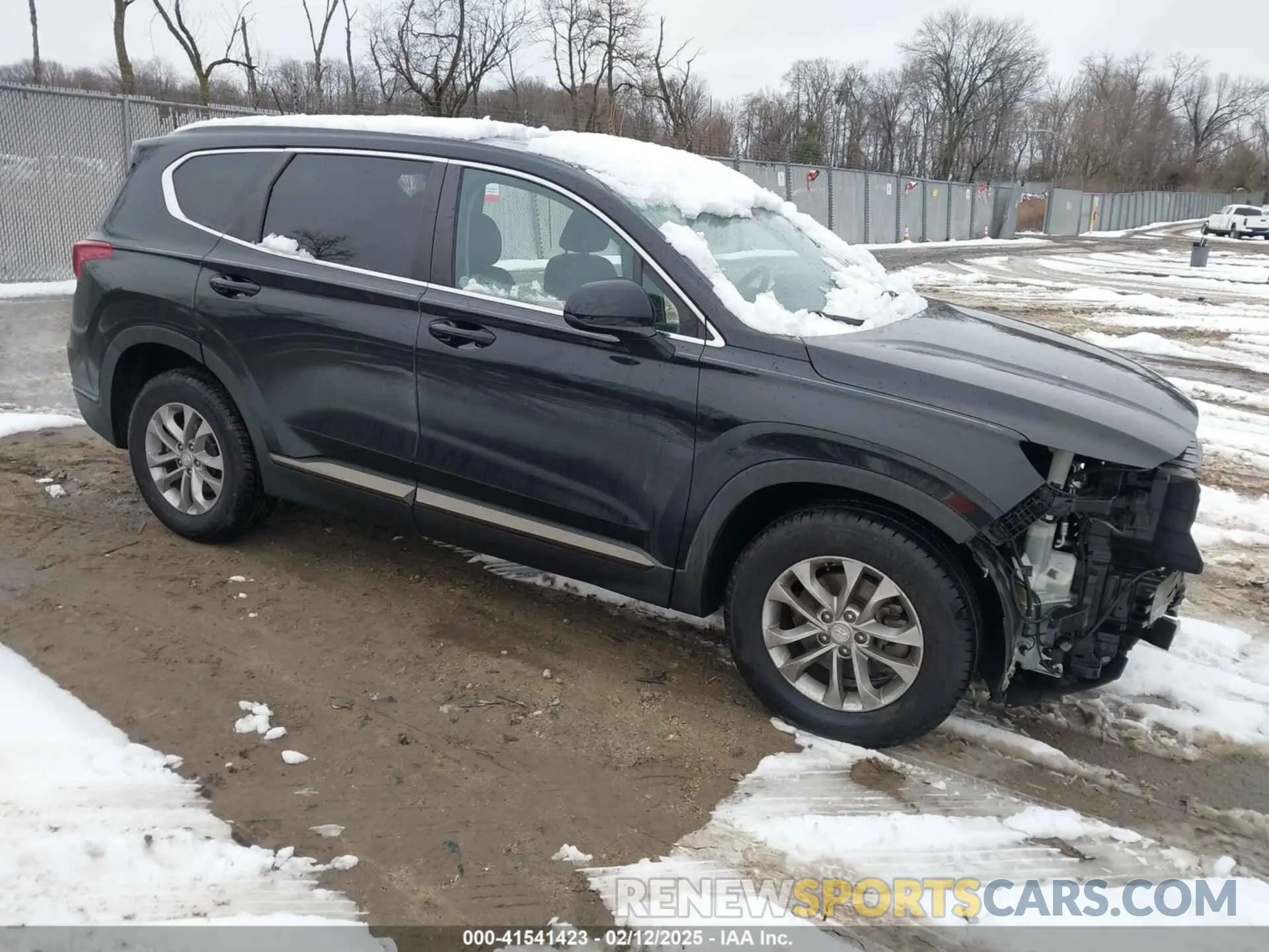 1 Photograph of a damaged car 5NMS2CAD9KH003200 HYUNDAI SANTA FE 2019