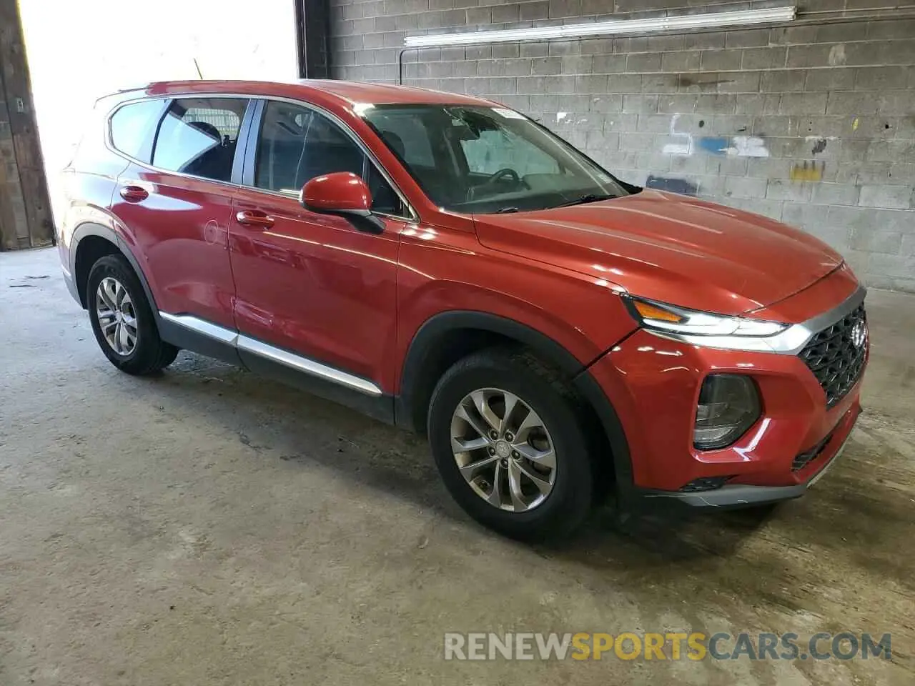 4 Photograph of a damaged car 5NMS2CAD9KH039548 HYUNDAI SANTA FE 2019
