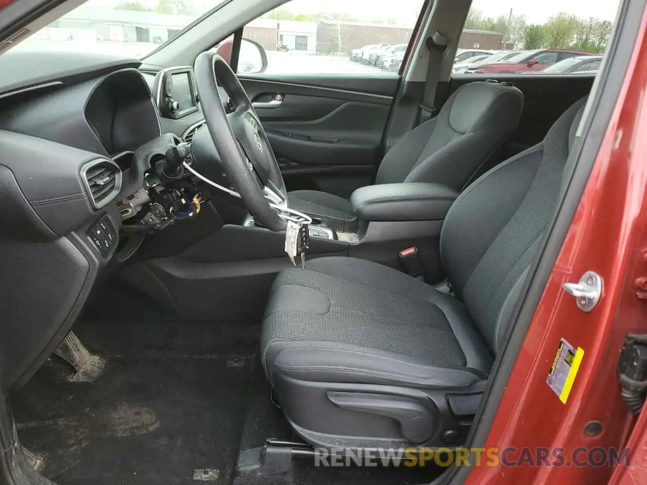 7 Photograph of a damaged car 5NMS2CAD9KH039548 HYUNDAI SANTA FE 2019