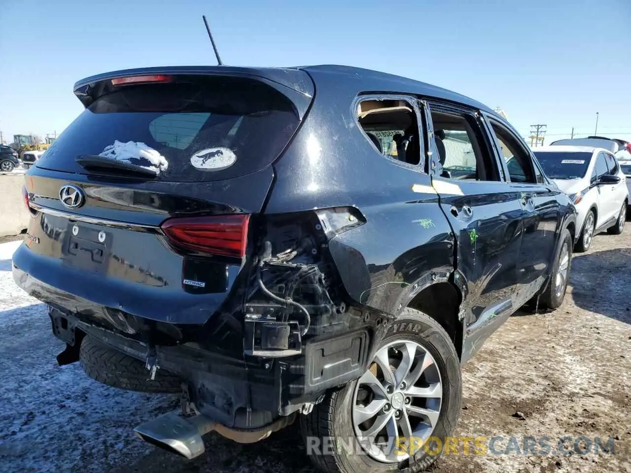 3 Photograph of a damaged car 5NMS2CAD9KH049870 HYUNDAI SANTA FE 2019