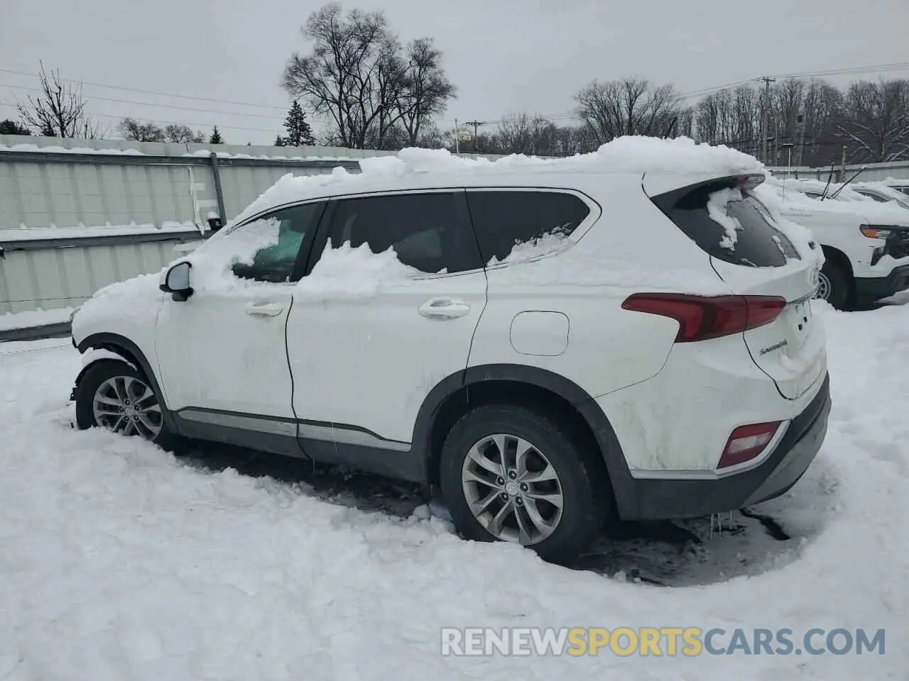 2 Photograph of a damaged car 5NMS2CAD9KH102793 HYUNDAI SANTA FE 2019