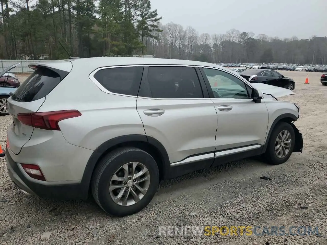3 Photograph of a damaged car 5NMS2CAD9KH112871 HYUNDAI SANTA FE 2019