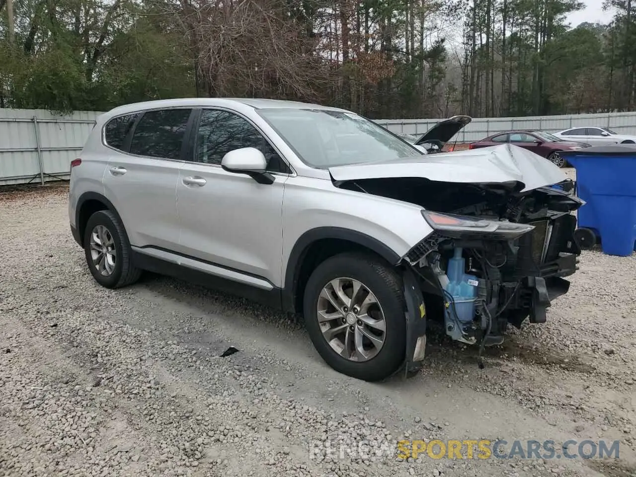 4 Photograph of a damaged car 5NMS2CAD9KH112871 HYUNDAI SANTA FE 2019