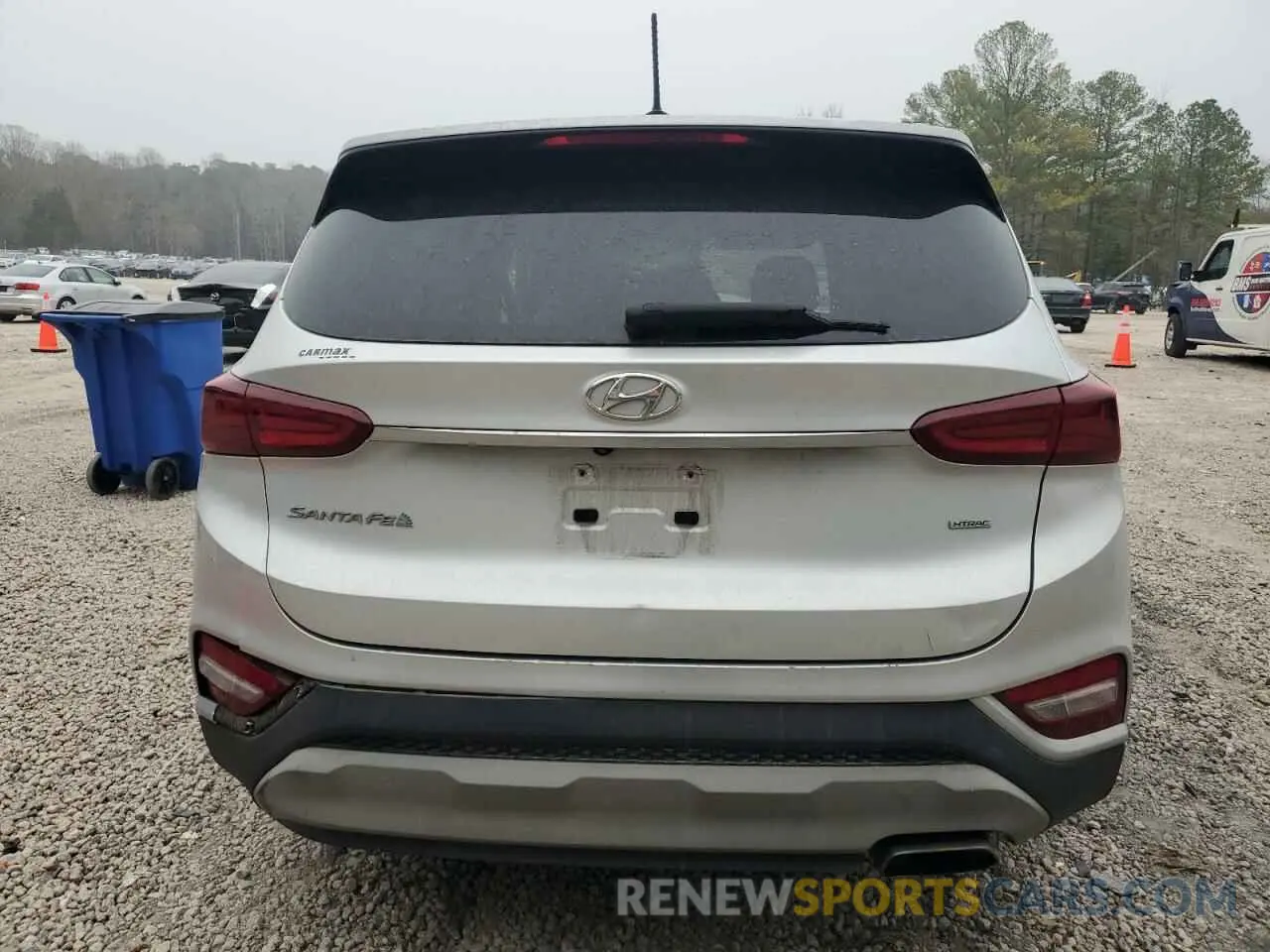 6 Photograph of a damaged car 5NMS2CAD9KH112871 HYUNDAI SANTA FE 2019