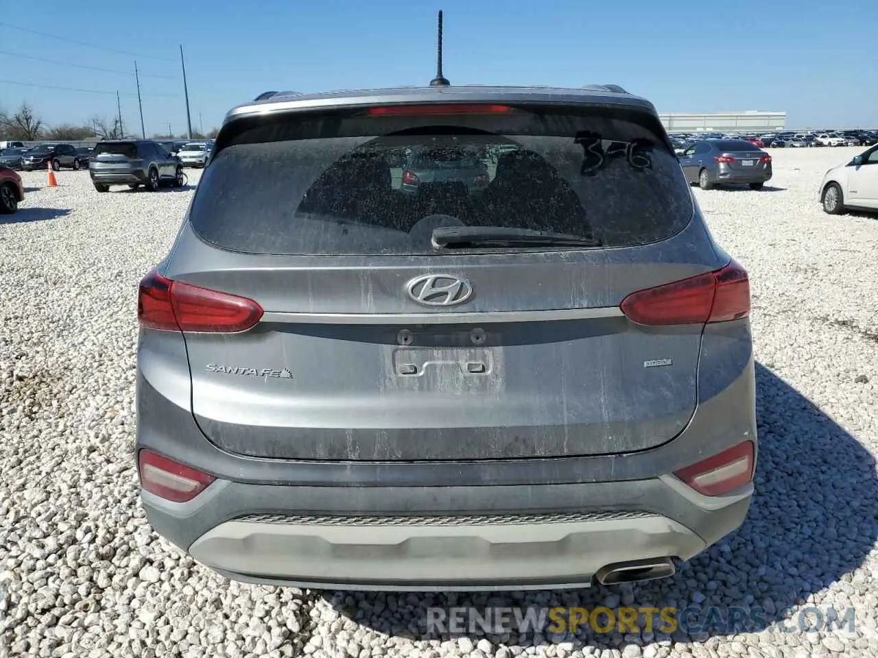 6 Photograph of a damaged car 5NMS2CAD9KH113454 HYUNDAI SANTA FE 2019
