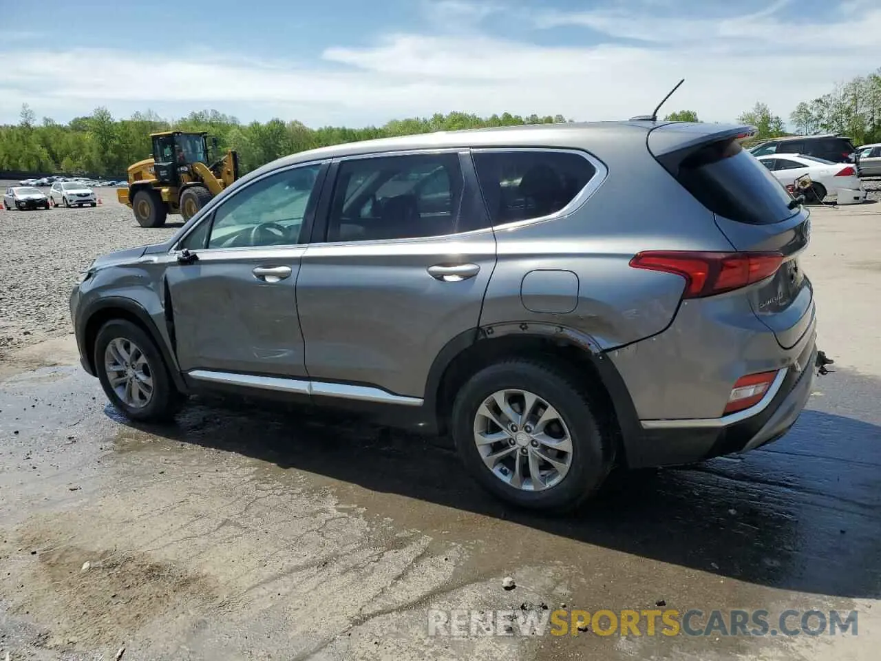 2 Photograph of a damaged car 5NMS2CAD9KH119190 HYUNDAI SANTA FE 2019