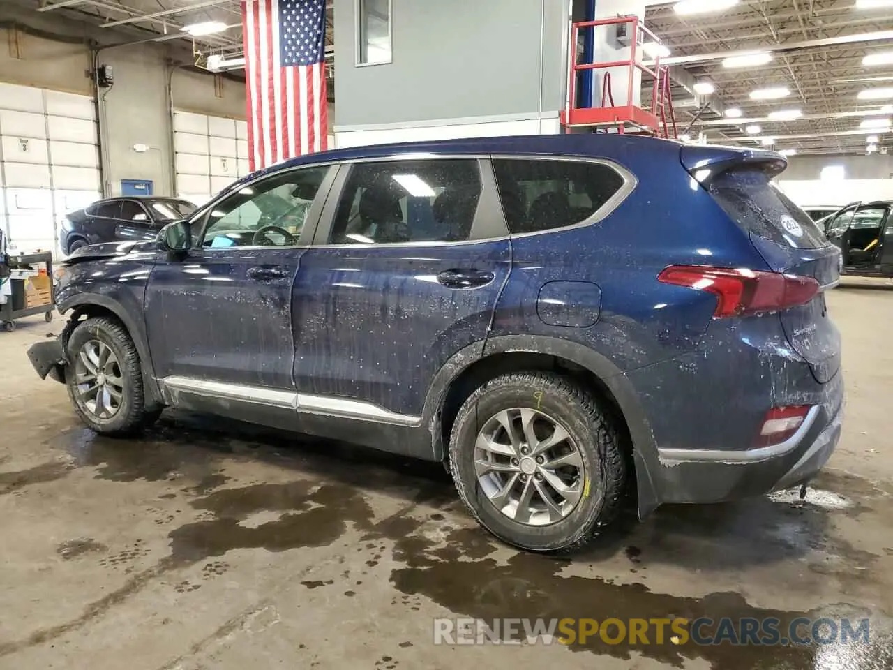 2 Photograph of a damaged car 5NMS2CAD9KH128388 HYUNDAI SANTA FE 2019