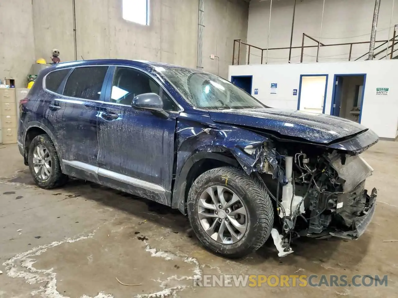 4 Photograph of a damaged car 5NMS2CAD9KH128388 HYUNDAI SANTA FE 2019