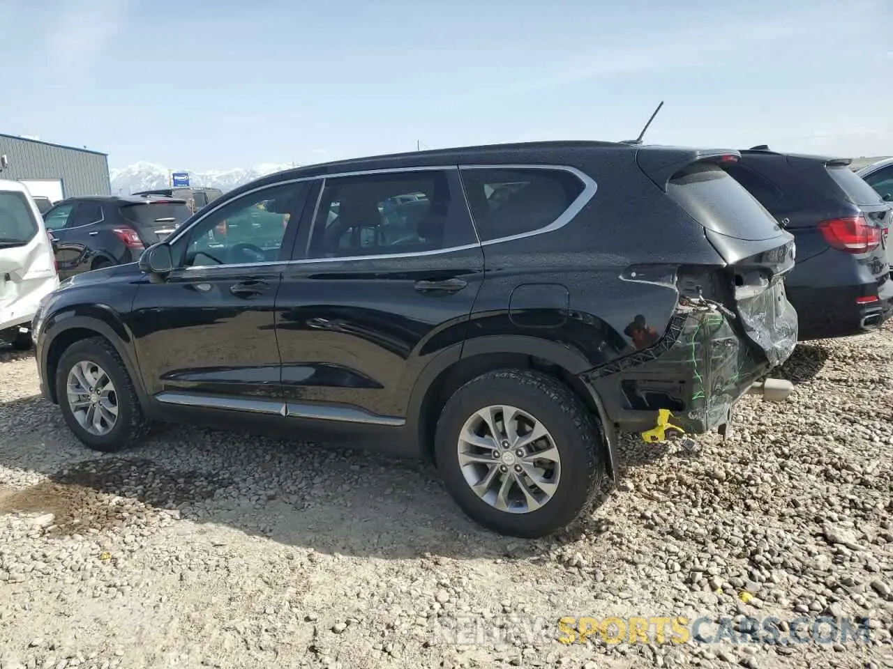 2 Photograph of a damaged car 5NMS2CADXKH036349 HYUNDAI SANTA FE 2019