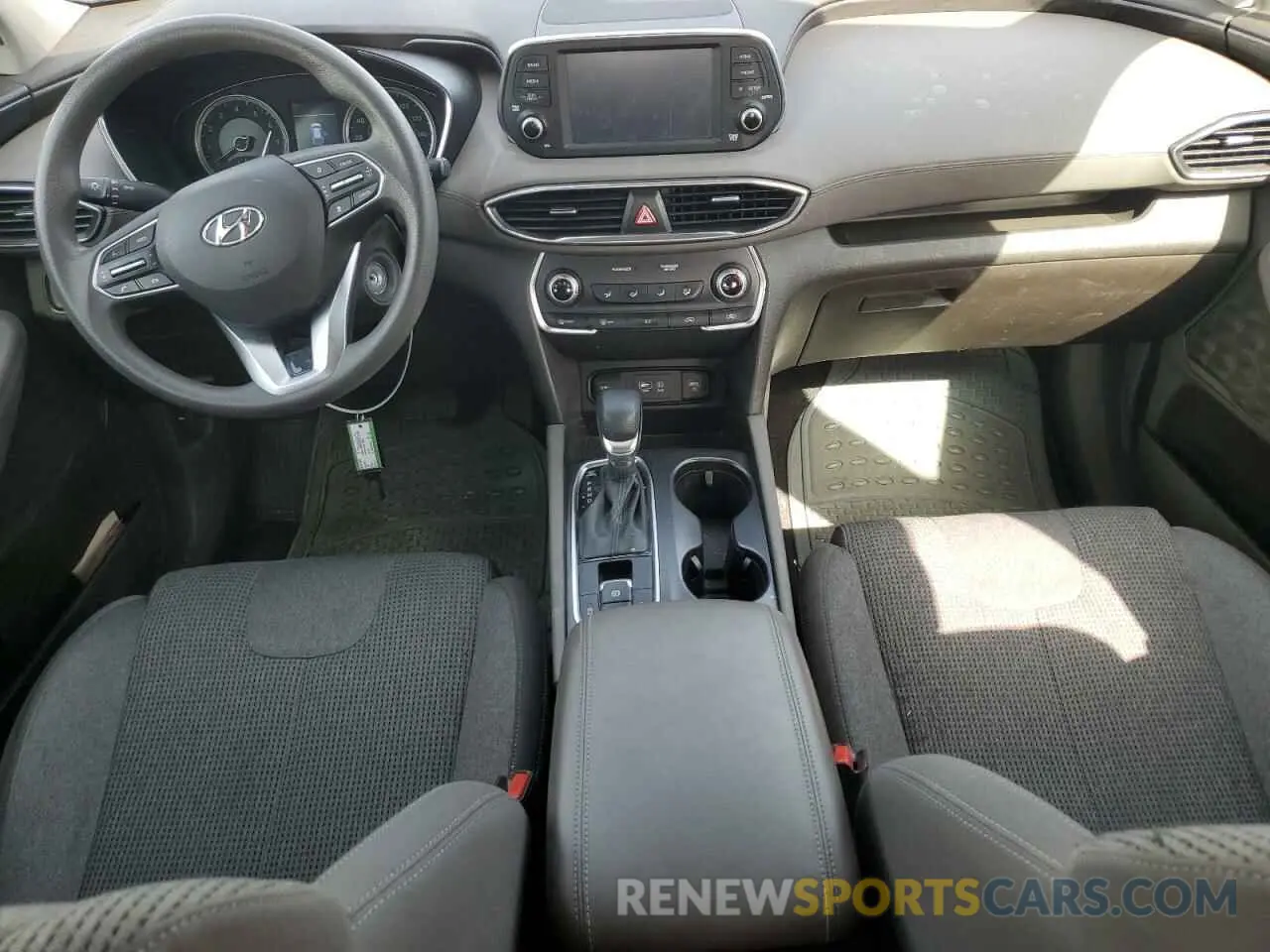 8 Photograph of a damaged car 5NMS2CADXKH036349 HYUNDAI SANTA FE 2019