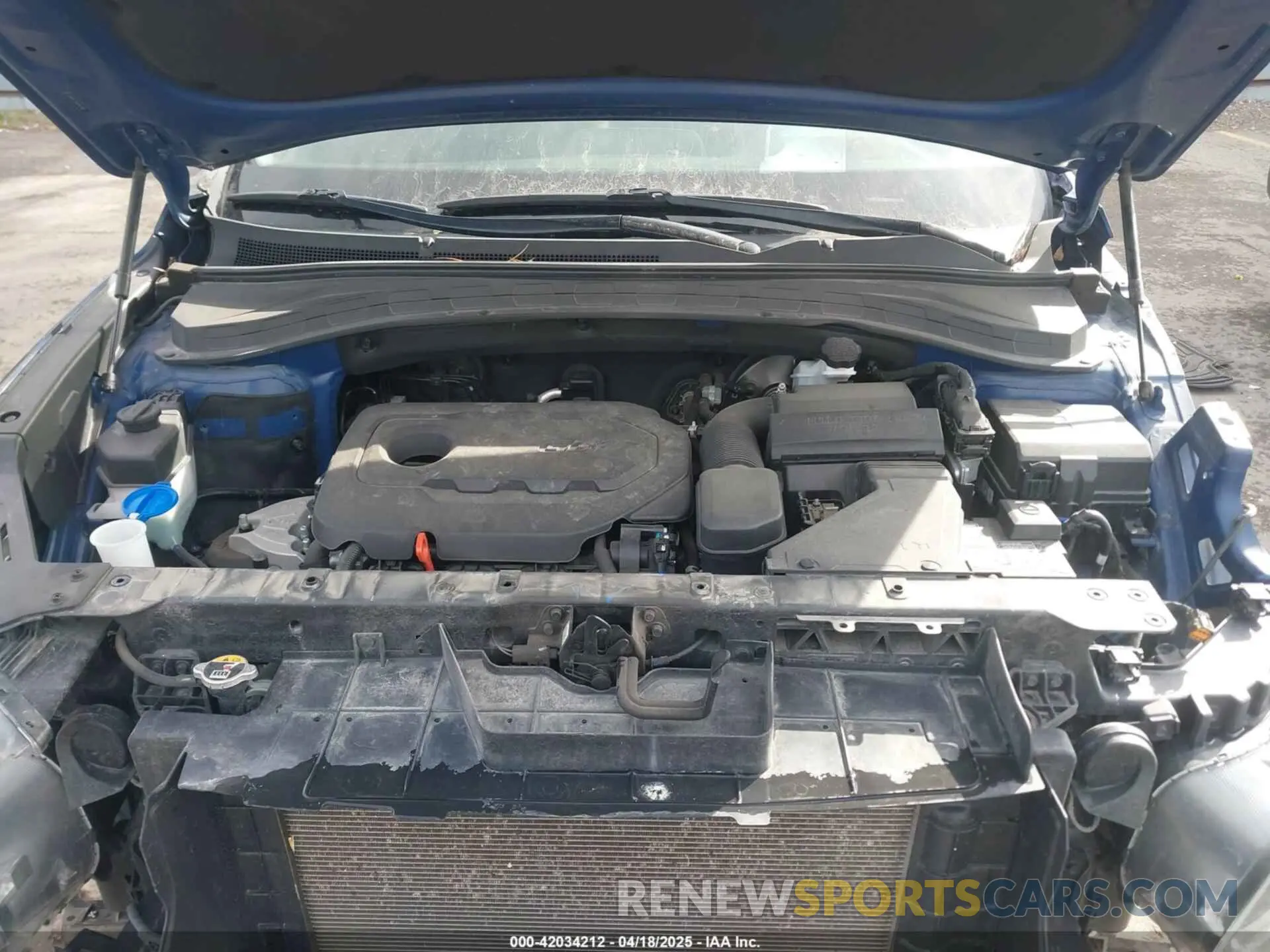 10 Photograph of a damaged car 5NMS2CADXKH121482 HYUNDAI SANTA FE 2019