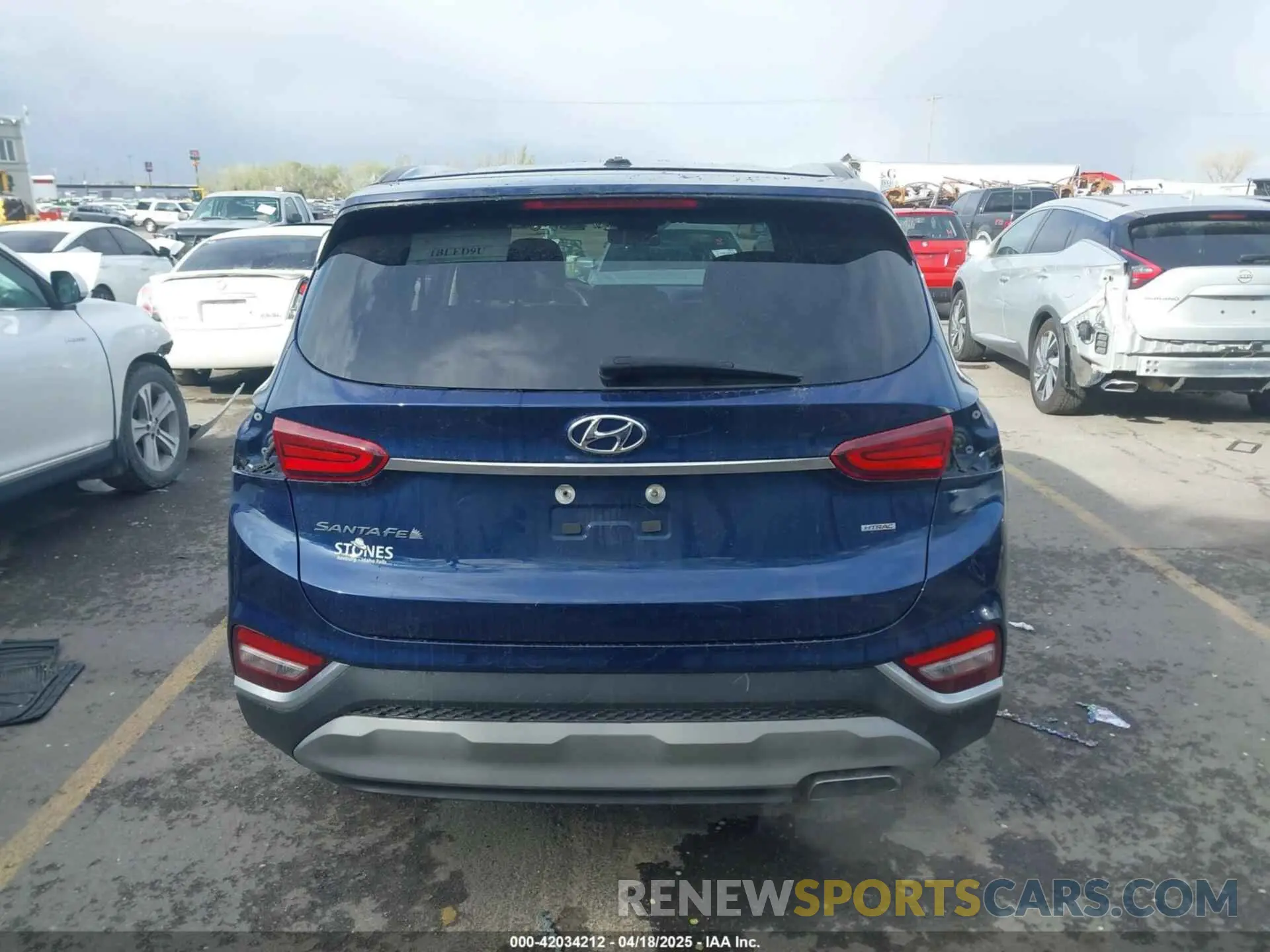 16 Photograph of a damaged car 5NMS2CADXKH121482 HYUNDAI SANTA FE 2019