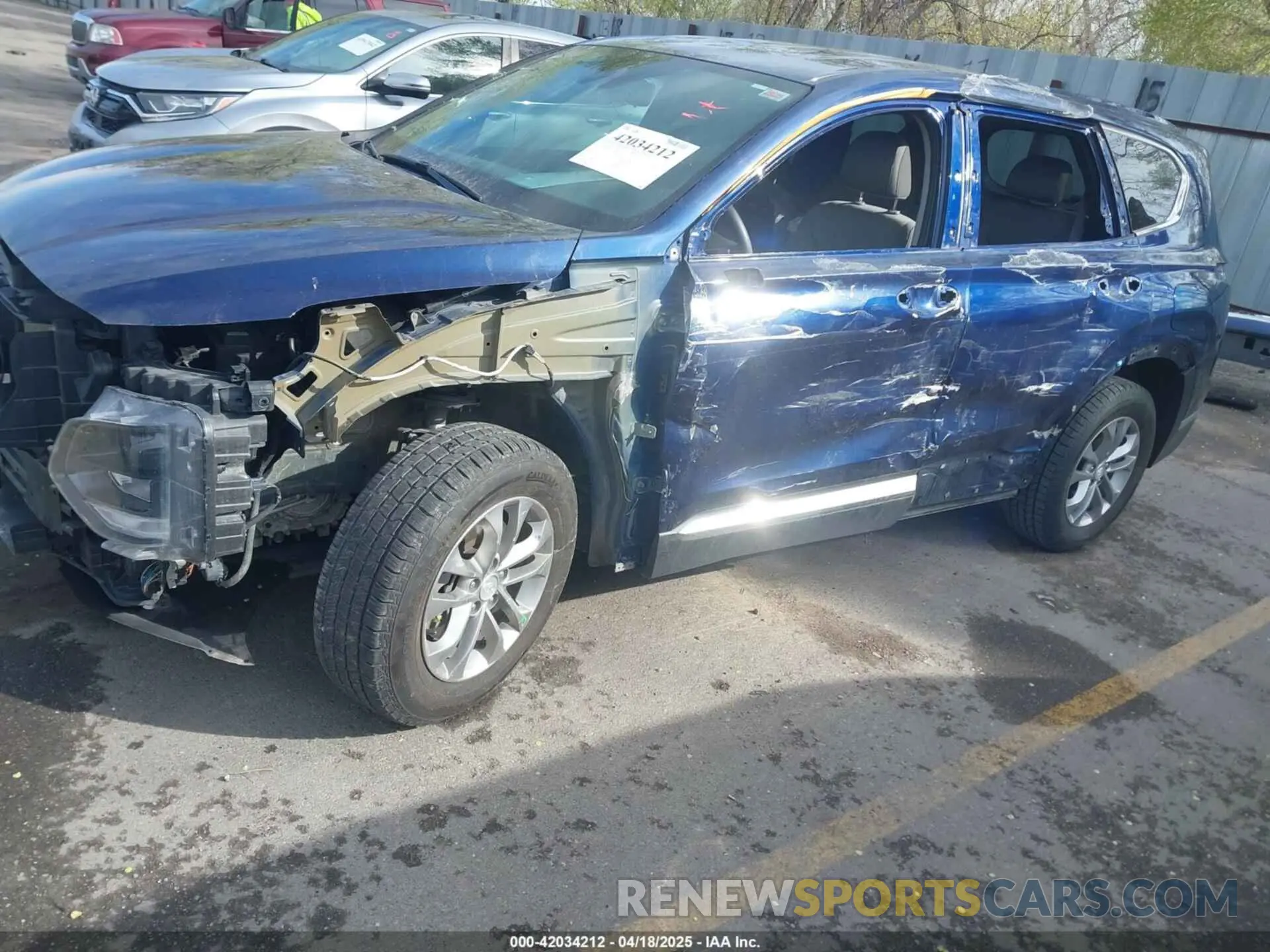6 Photograph of a damaged car 5NMS2CADXKH121482 HYUNDAI SANTA FE 2019