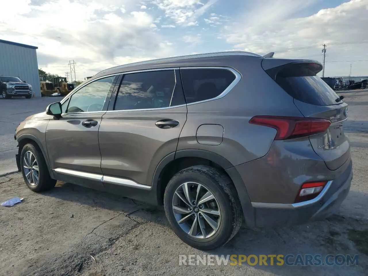 2 Photograph of a damaged car 5NMS33AD0KH053299 HYUNDAI SANTA FE 2019