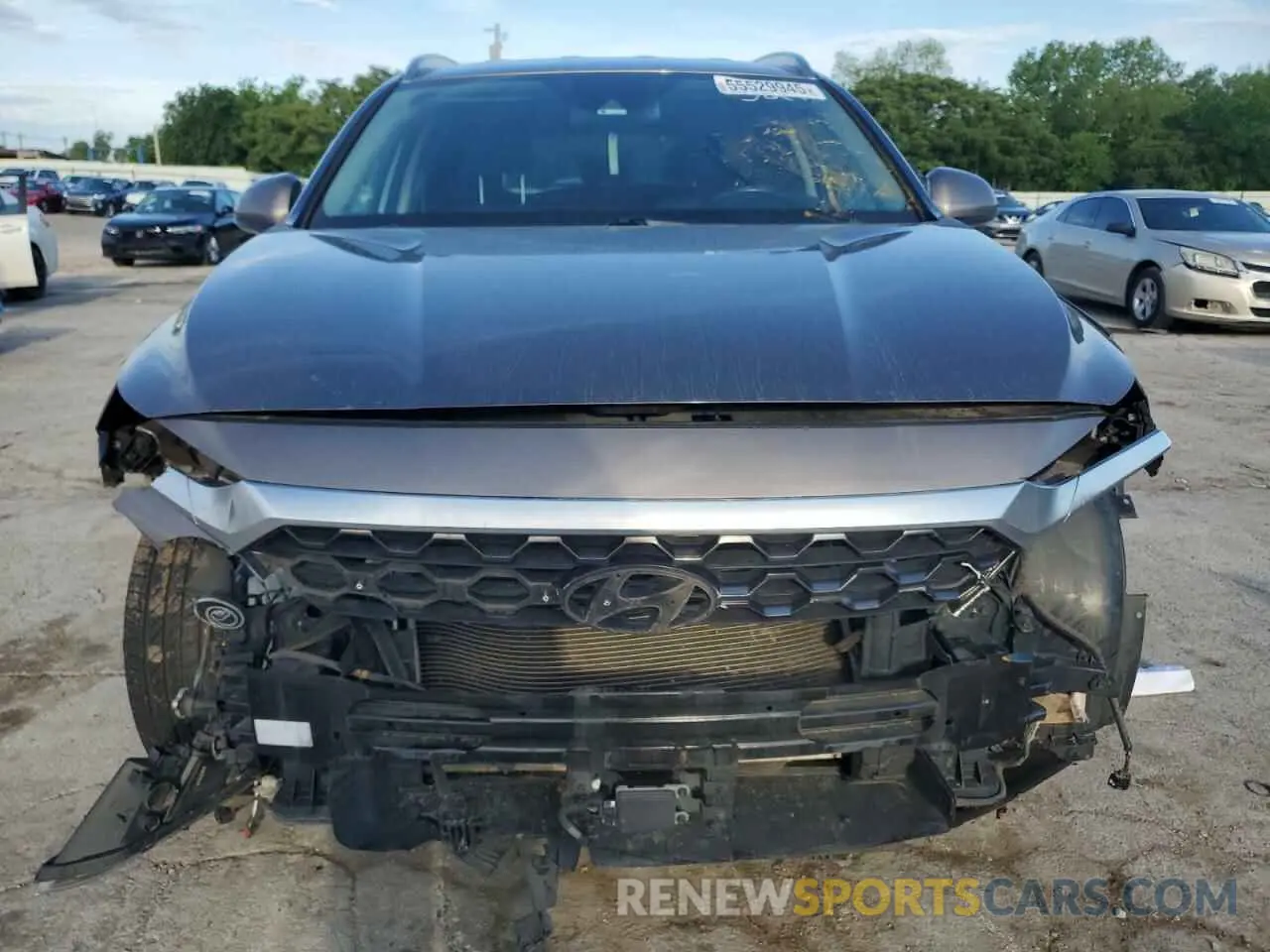 5 Photograph of a damaged car 5NMS33AD0KH053299 HYUNDAI SANTA FE 2019