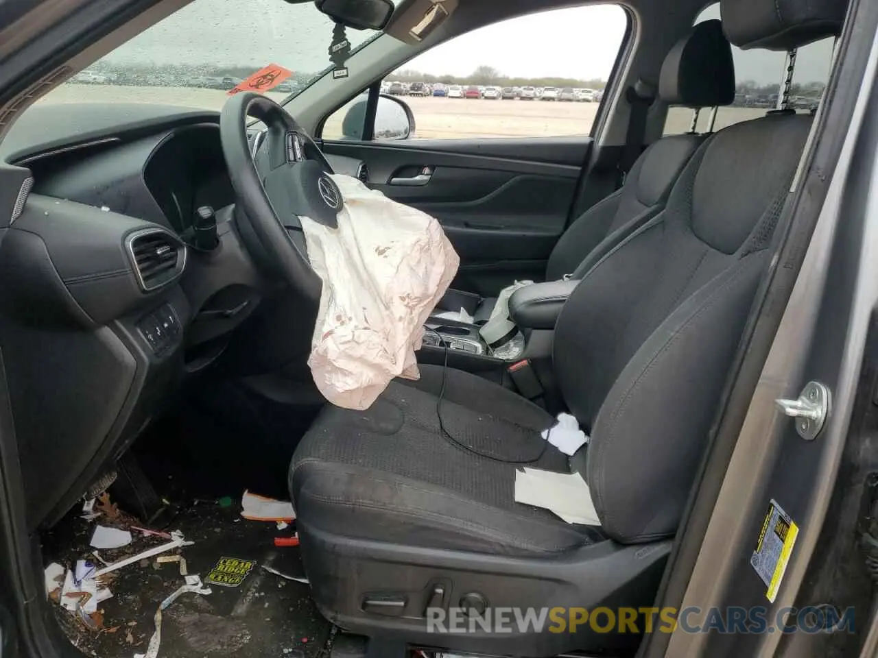 7 Photograph of a damaged car 5NMS33AD0KH055473 HYUNDAI SANTA FE 2019