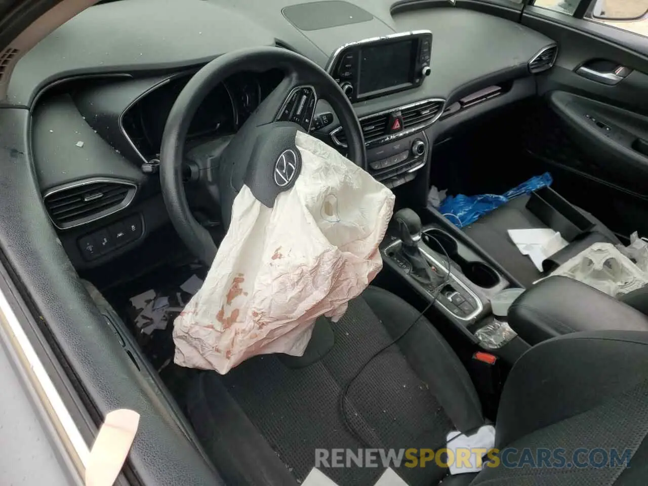 8 Photograph of a damaged car 5NMS33AD0KH055473 HYUNDAI SANTA FE 2019