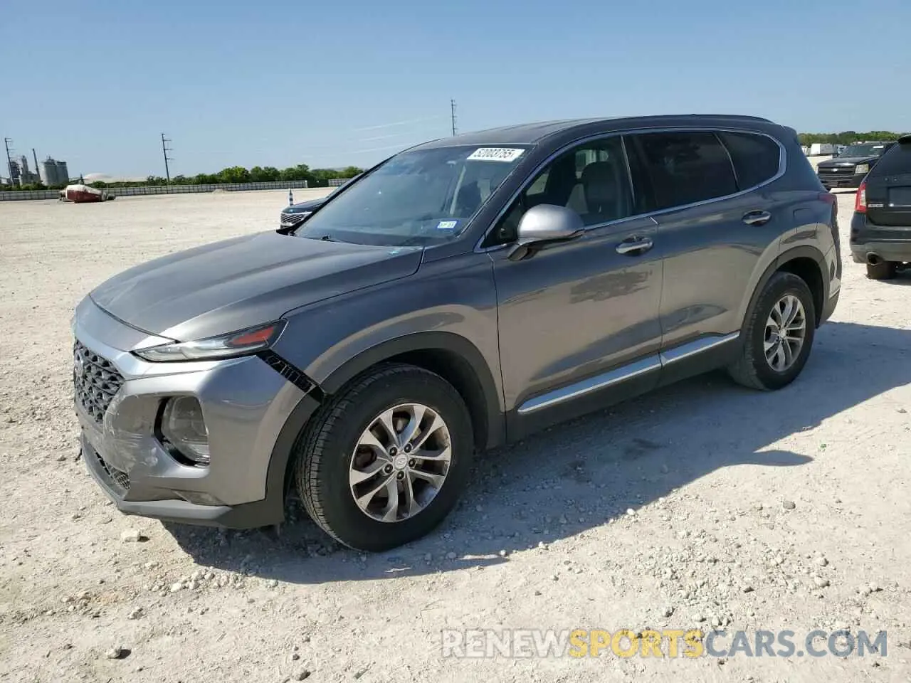 1 Photograph of a damaged car 5NMS33AD0KH128048 HYUNDAI SANTA FE 2019