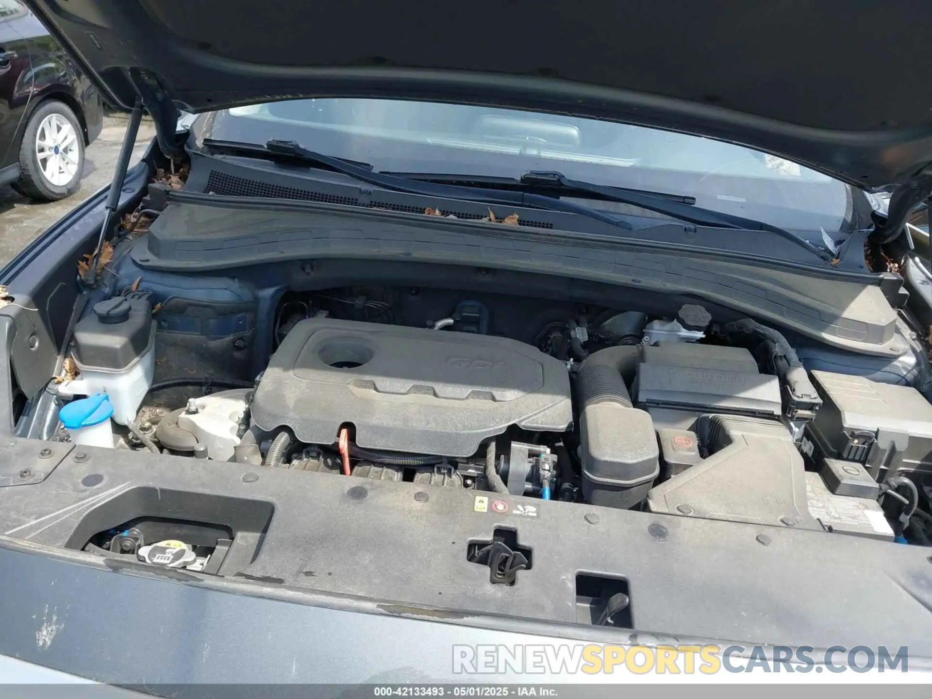 10 Photograph of a damaged car 5NMS33AD0KH134674 HYUNDAI SANTA FE 2019