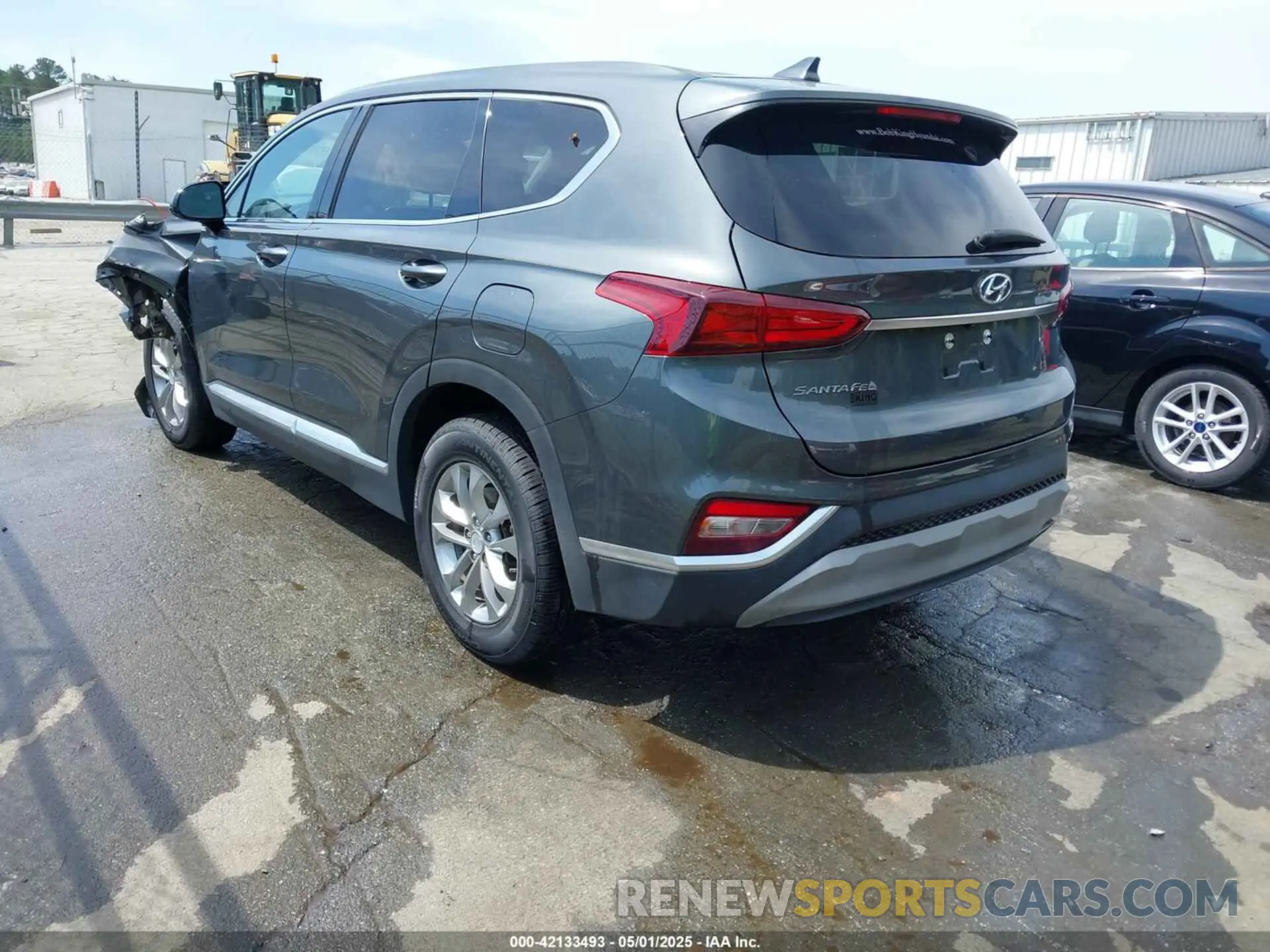 3 Photograph of a damaged car 5NMS33AD0KH134674 HYUNDAI SANTA FE 2019