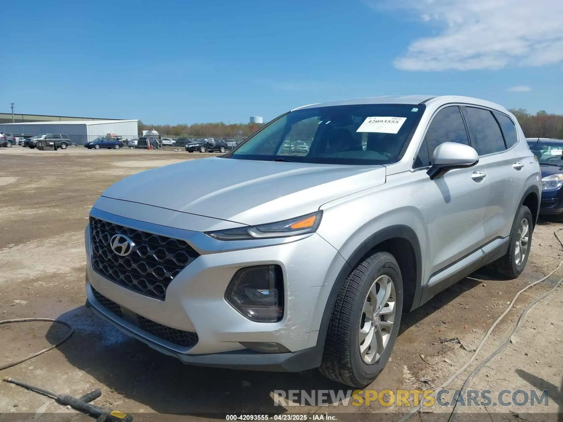 2 Photograph of a damaged car 5NMS33AD1KH101182 HYUNDAI SANTA FE 2019