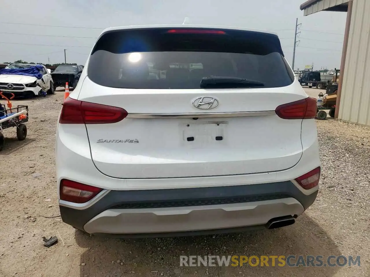 6 Photograph of a damaged car 5NMS33AD2KH096638 HYUNDAI SANTA FE 2019