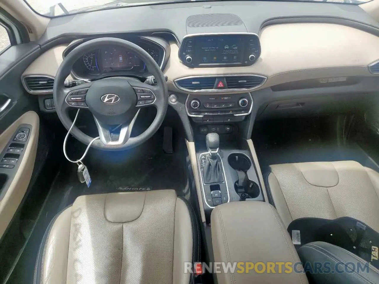 8 Photograph of a damaged car 5NMS33AD2KH096638 HYUNDAI SANTA FE 2019