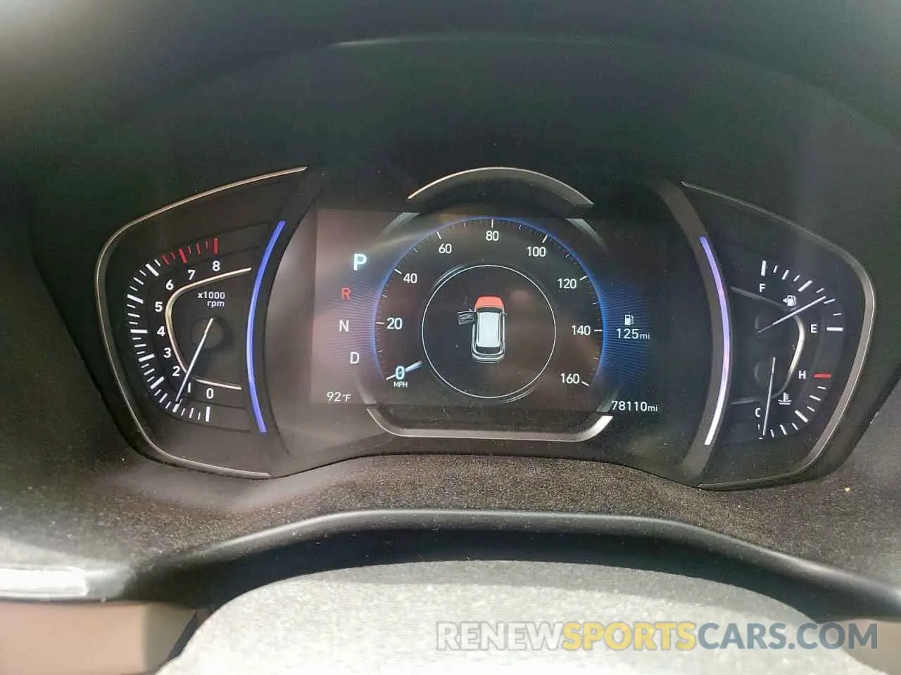 9 Photograph of a damaged car 5NMS33AD2KH096638 HYUNDAI SANTA FE 2019