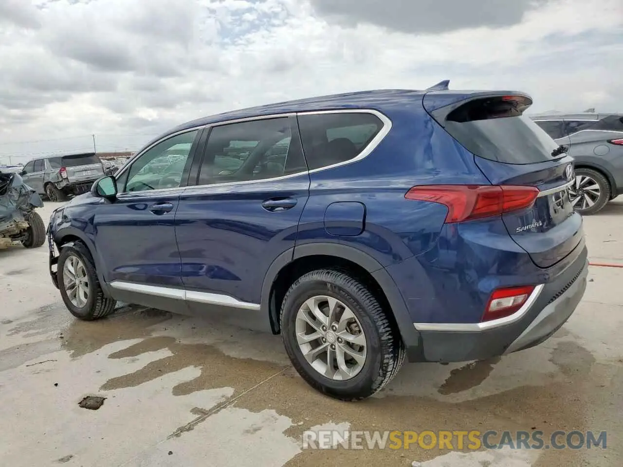 2 Photograph of a damaged car 5NMS33AD3KH011760 HYUNDAI SANTA FE 2019