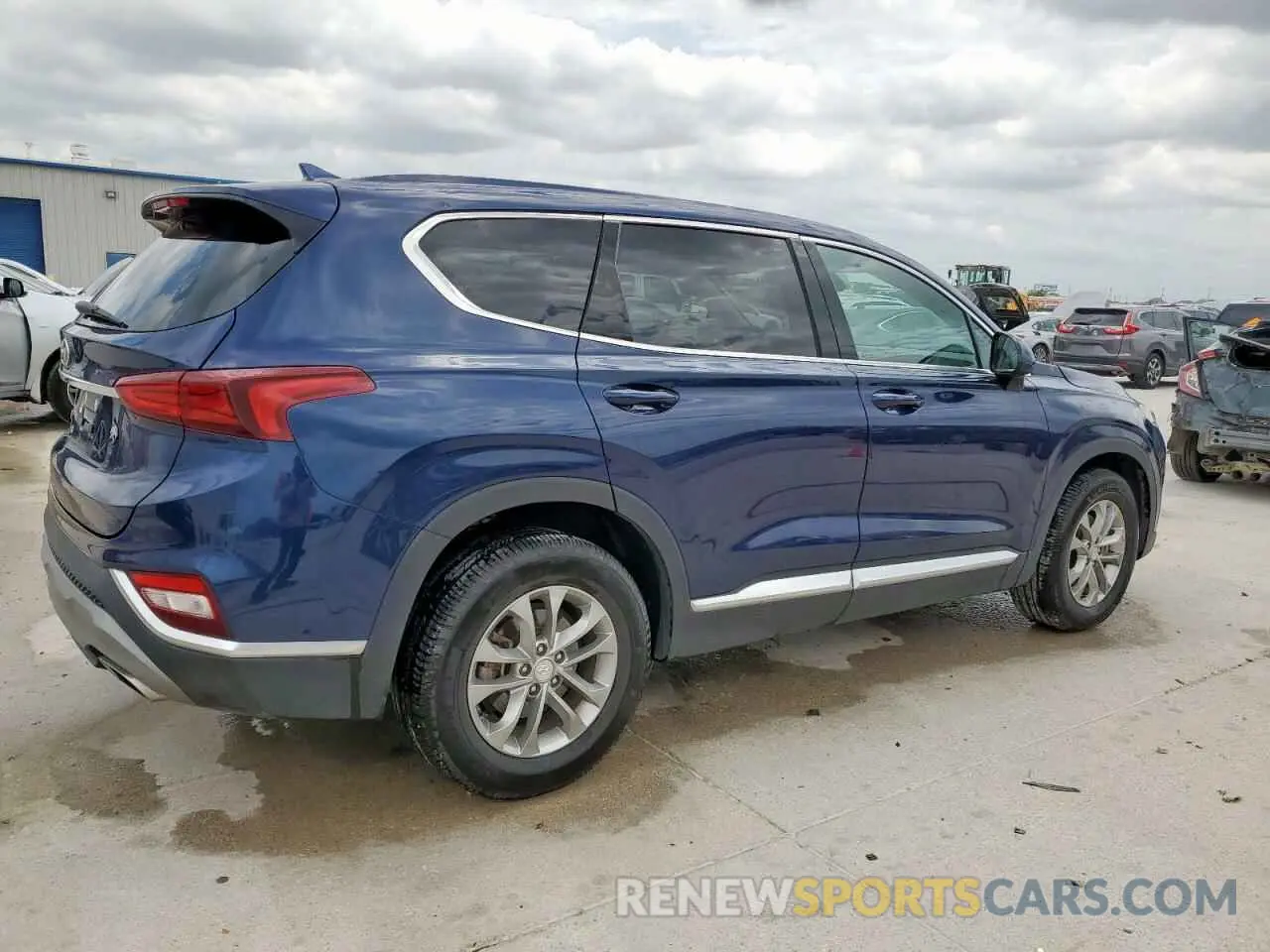 3 Photograph of a damaged car 5NMS33AD3KH011760 HYUNDAI SANTA FE 2019