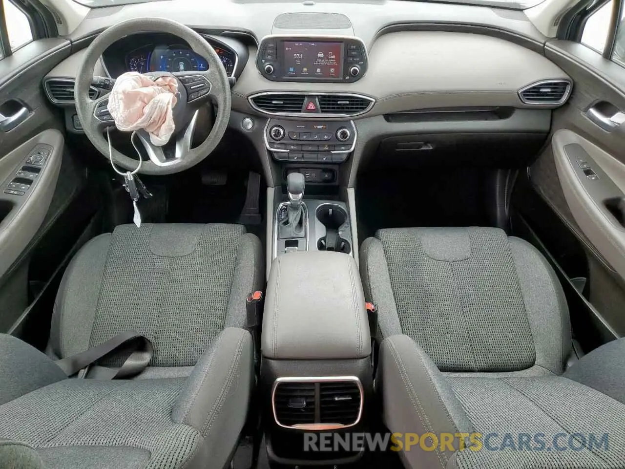 8 Photograph of a damaged car 5NMS33AD3KH011760 HYUNDAI SANTA FE 2019