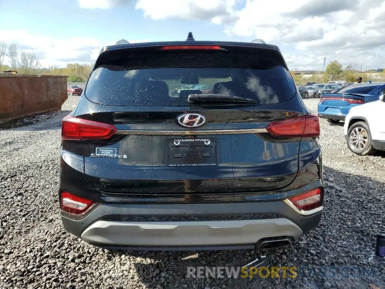 6 Photograph of a damaged car 5NMS33AD3KH025786 HYUNDAI SANTA FE 2019
