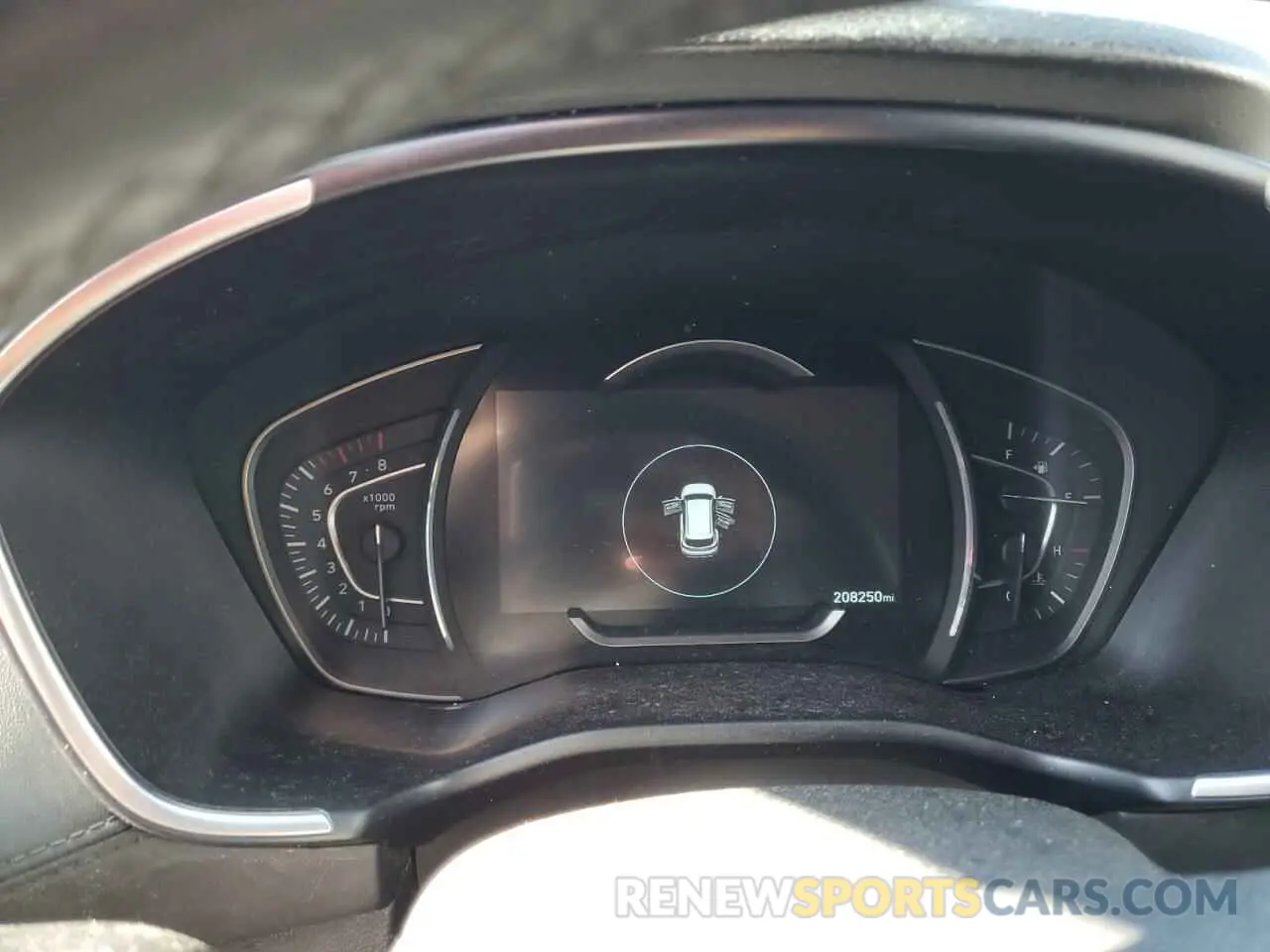 9 Photograph of a damaged car 5NMS33AD3KH025786 HYUNDAI SANTA FE 2019