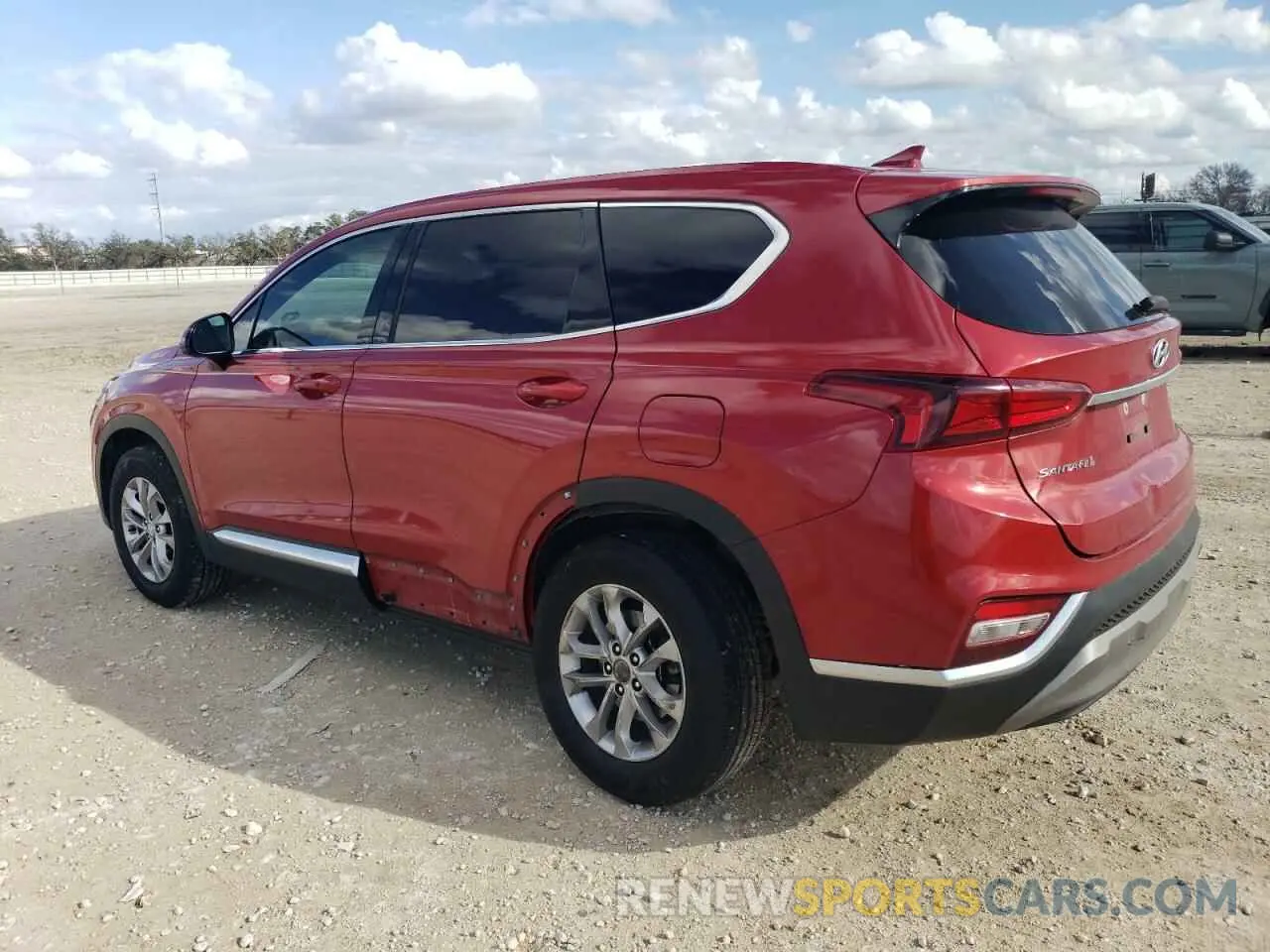 2 Photograph of a damaged car 5NMS33AD4KH005367 HYUNDAI SANTA FE 2019