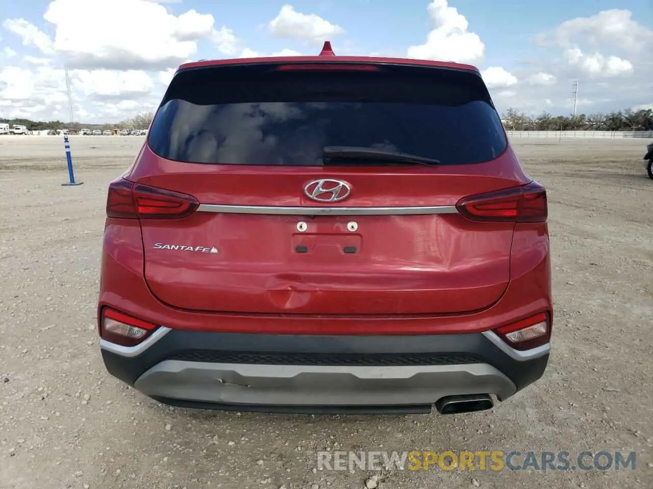 6 Photograph of a damaged car 5NMS33AD4KH005367 HYUNDAI SANTA FE 2019
