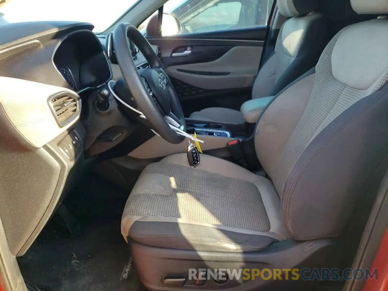 7 Photograph of a damaged car 5NMS33AD4KH005367 HYUNDAI SANTA FE 2019