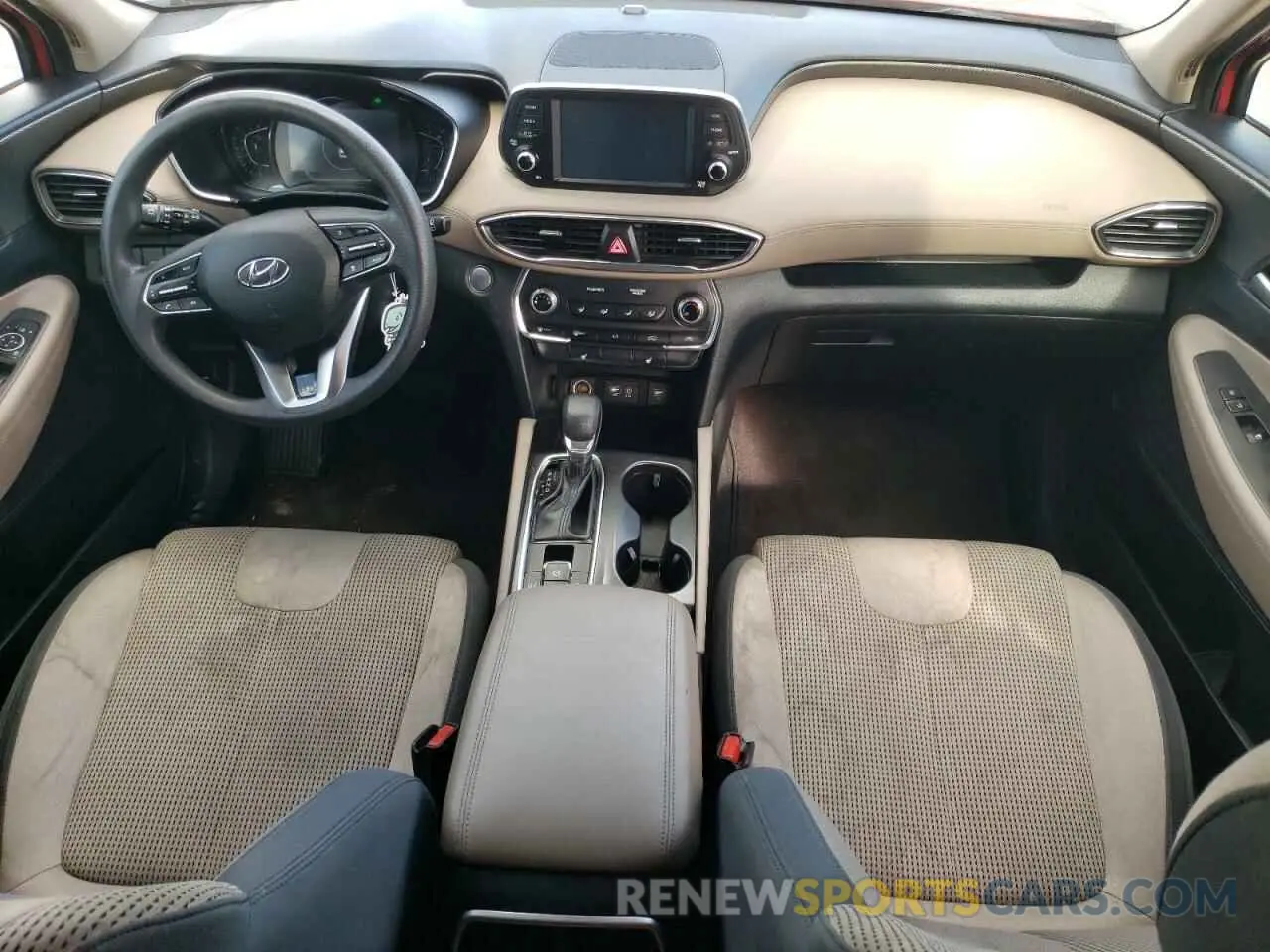 8 Photograph of a damaged car 5NMS33AD4KH005367 HYUNDAI SANTA FE 2019
