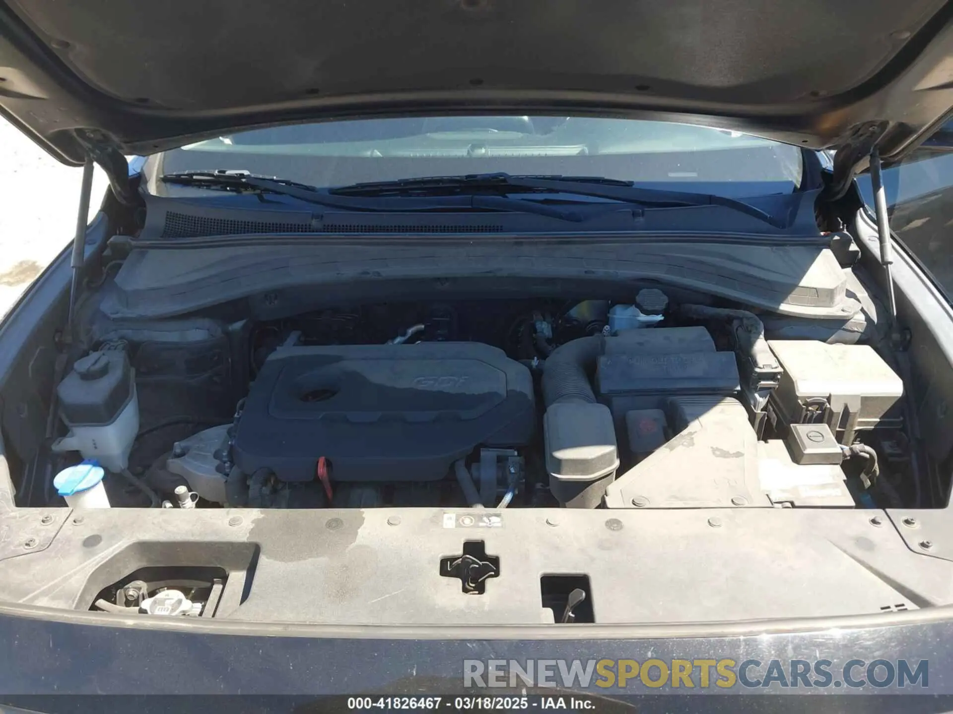 10 Photograph of a damaged car 5NMS33AD4KH046114 HYUNDAI SANTA FE 2019