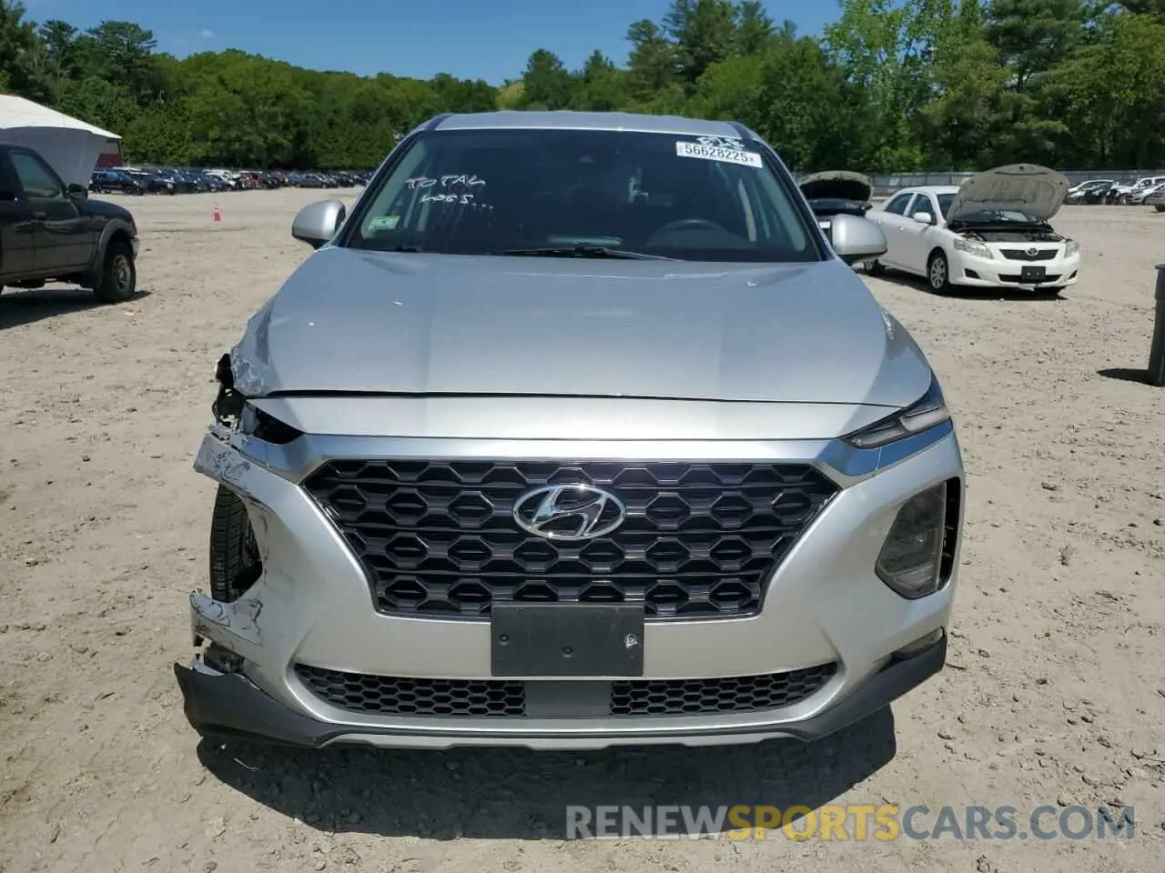 5 Photograph of a damaged car 5NMS33AD4KH048655 HYUNDAI SANTA FE 2019