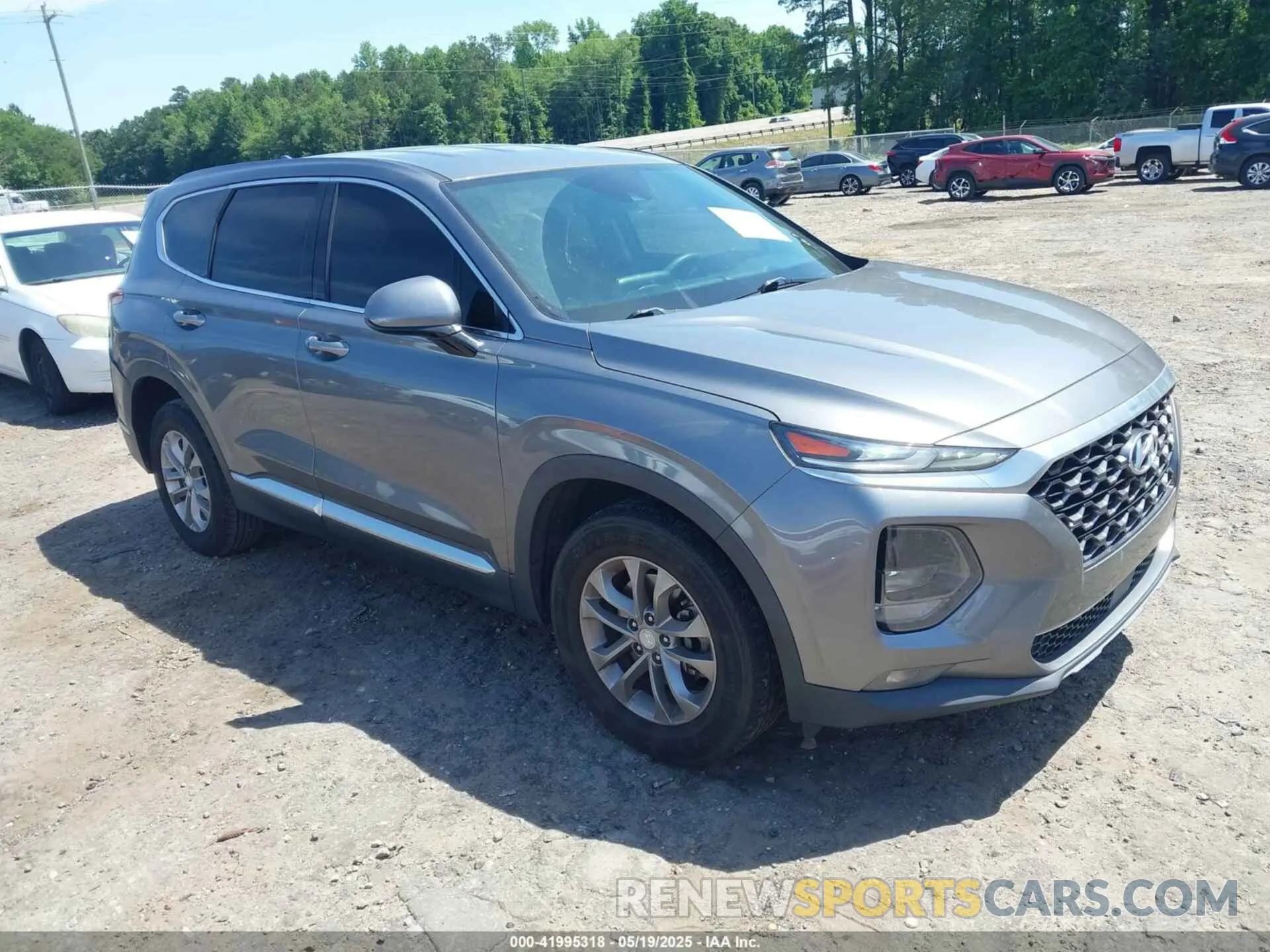 1 Photograph of a damaged car 5NMS33AD5KH048440 HYUNDAI SANTA FE 2019