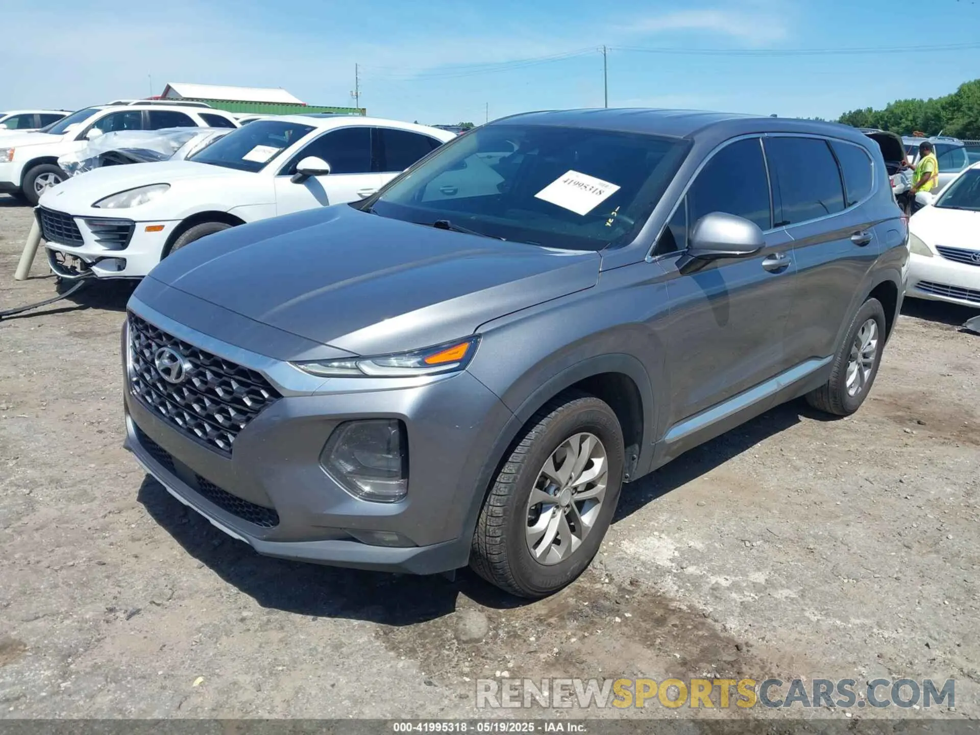 2 Photograph of a damaged car 5NMS33AD5KH048440 HYUNDAI SANTA FE 2019