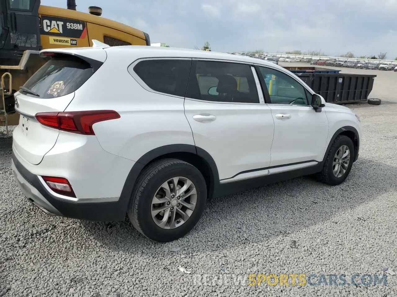 3 Photograph of a damaged car 5NMS33AD6KH004141 HYUNDAI SANTA FE 2019