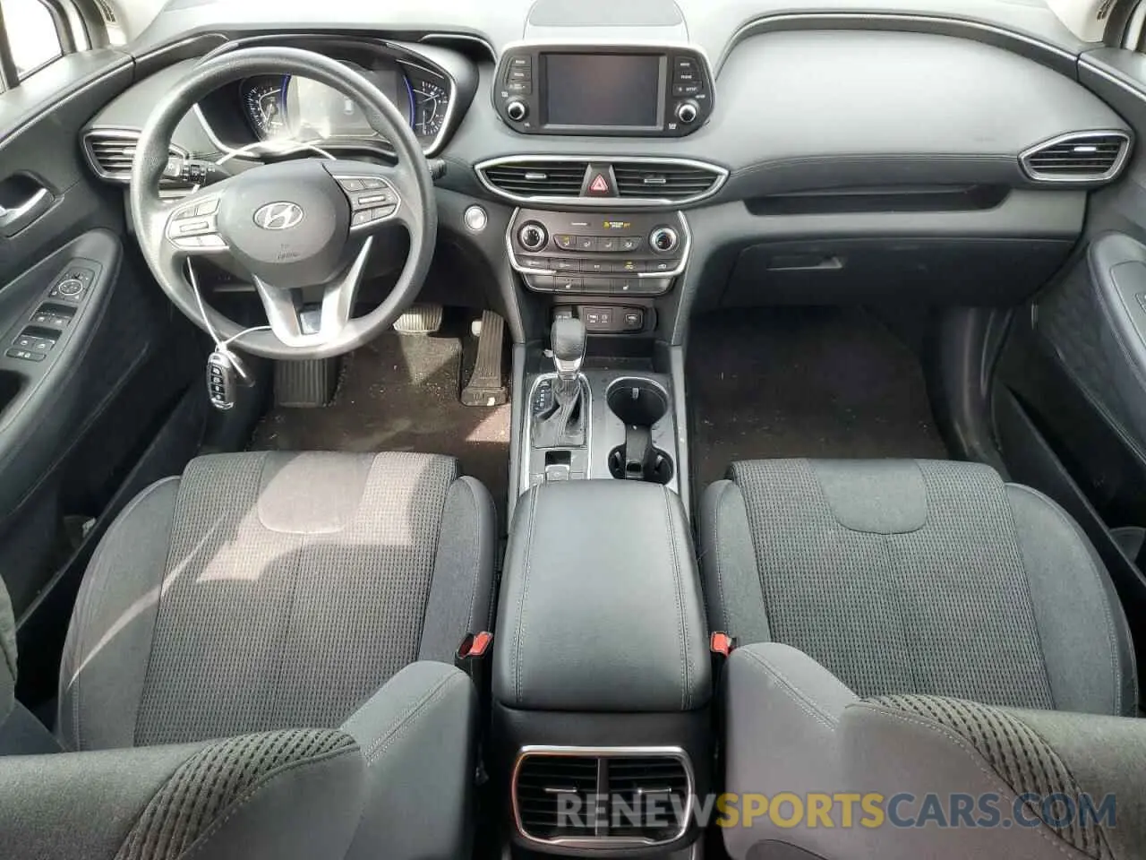 8 Photograph of a damaged car 5NMS33AD6KH004141 HYUNDAI SANTA FE 2019